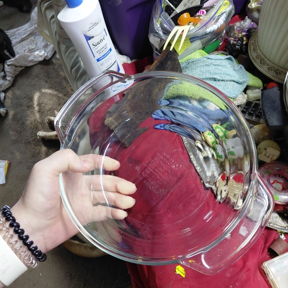 Anchor Other - vintage Anchor Ovenware clear glass casserole dish 1.5qt